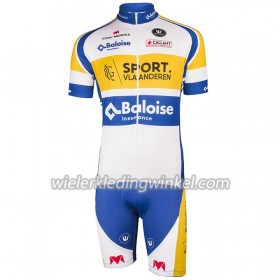 Set Fietsshirt + Korte Koersbroek 2018 Sport Vlaanderen-Baloise N001
